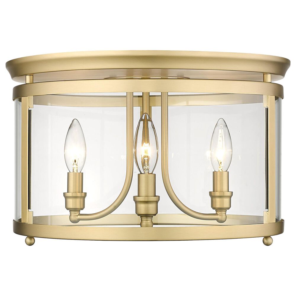 Golden Lighting Payton 3-Light Flush Mount in Brushed Champagne Bronze, , large