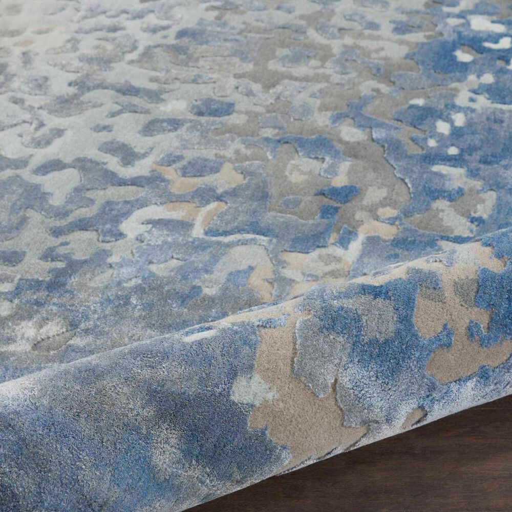 Nourison Prismatic PRS17 7&#39;9&quot; x 9&#39;9&quot; Denim Area Rug, , large