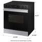 Samsung Bespoke Bespoke 6.3 Cu. Ft. Smart Slide-In Electric Smart Range with 5 Elements in Stainless Steel, , large