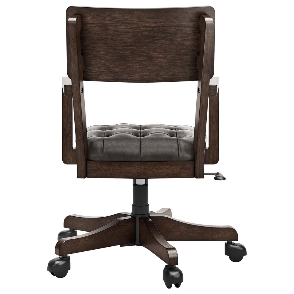 Ashley Breckington Desk Chair in Dark Brown, , large