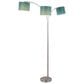 Grandview Gallery Willow Trio Floor Lamp in Brushed Nickel, , large