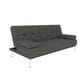 Lifestyle Solutions Malibu Gray Futon, , large