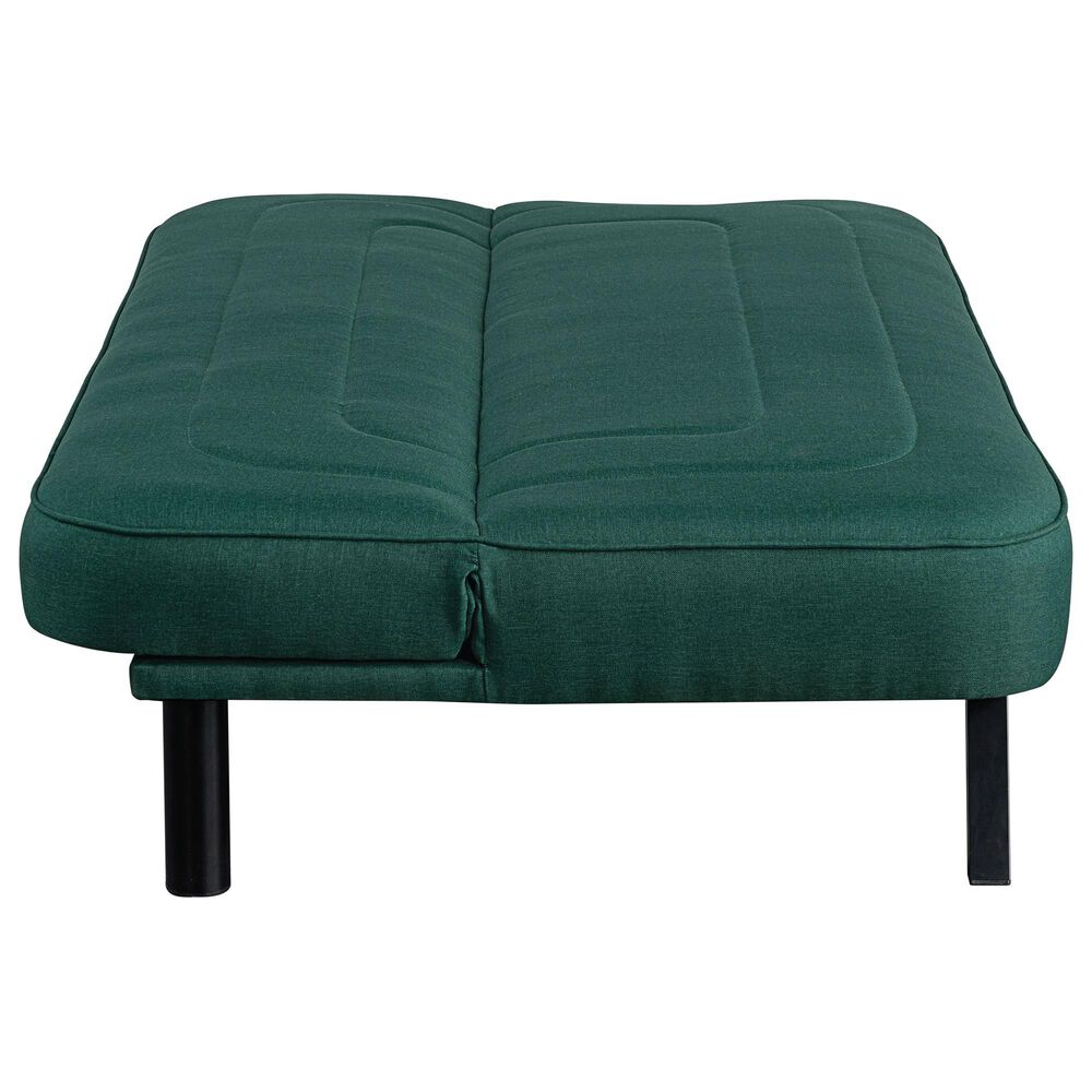 Lifestyle Solutions Frankie Convertible Sofa in Forest Green, , large