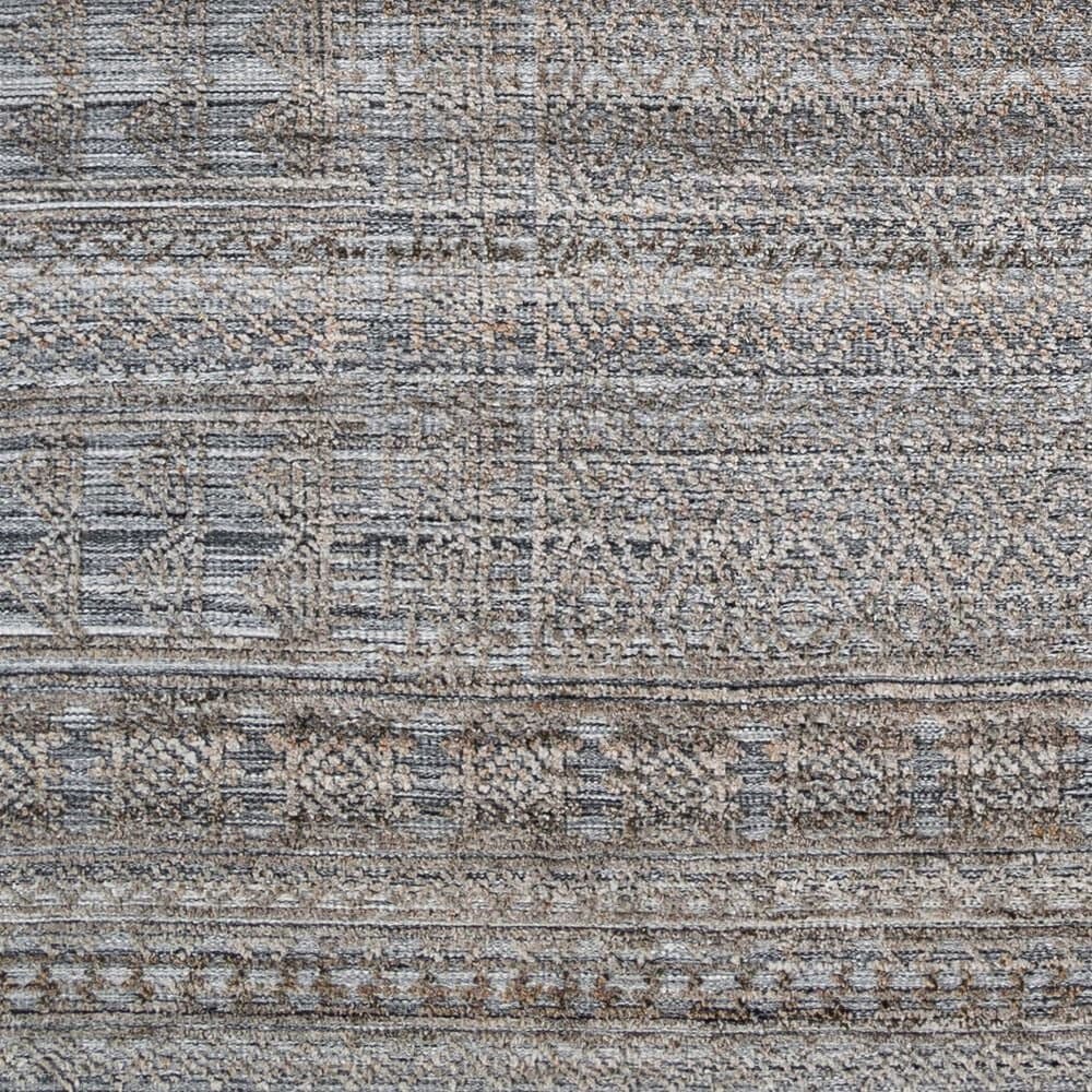Surya Pompei 5&#39; x 7&#39;6&quot; Dark Brown, Black, Slate, Off White and Brick Red Area Rug, , large