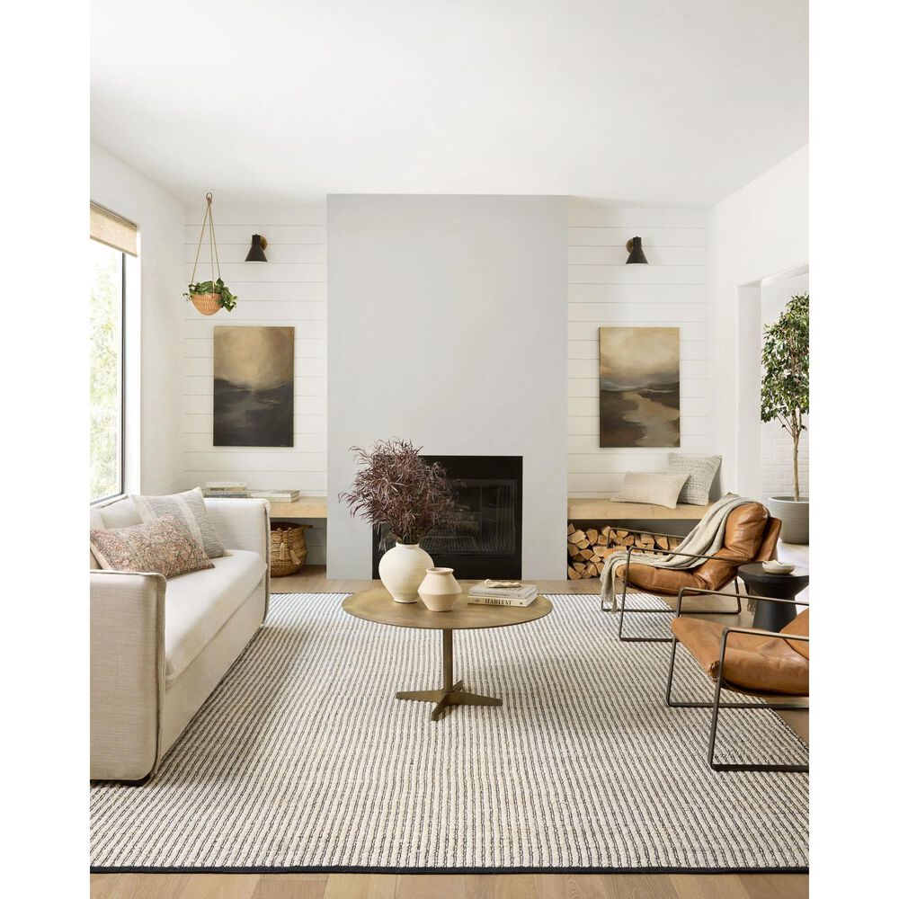 Angela Rose Colton 4&#39; x 6&#39; Ivory and Black Area Rug, , large