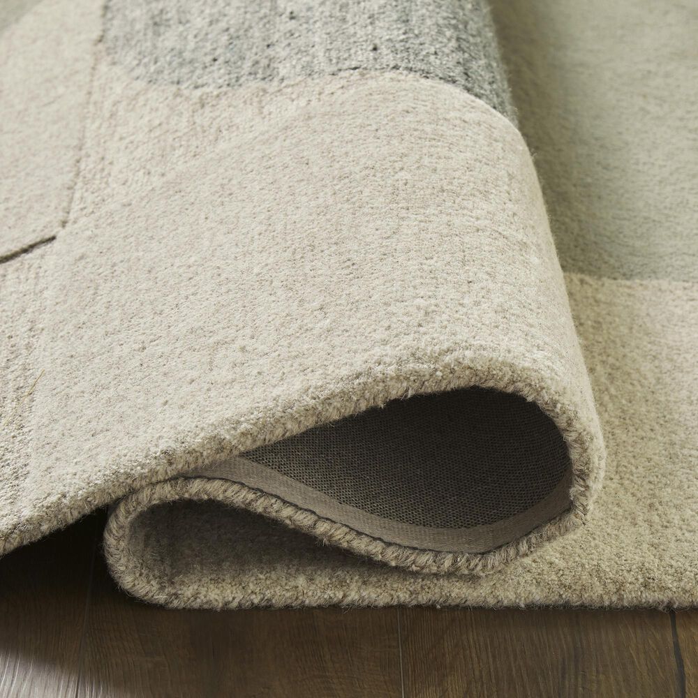 Ashley Dallane 8&#39; x 10&#39; Linen, Blue and Green Area Rug, , large