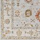 Surya Reina REN-2307 Light Gray, Cream, Denim, Rust, Mustard and Olive 7"10" x 10"2" Area Rug, , large