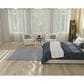Nourison Courtyard Ivory and Blue 6" Square Indoor/Outdoor Area Rug, , large