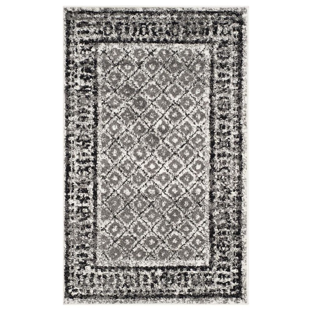 Safavieh Adirondack ADR110B-24 2"6" x 4" Ivory/Silver Area Rug, , large