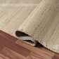 L&R Resources Willow White 9" x 12" Area Rug, , large