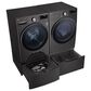 LG 4.5 Cu. Ft. Front Load Washer and 7.4 Cu. Ft. Electric Dryer with TurboWash 360 Laundry Pair in Black Steel, , large