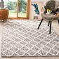 Safavieh Natura NAT711C 5" x 8" Ivory and Black Area Rug, , large