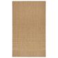 Nourison Courtyard Jute 3" x 5" Indoor/Outdoor Area Rug, , large