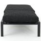 Hearth and Haven Navan Outdoor Foldable and Stackable Chaise Lounge in Dark Grey, , large