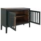 Fallridge Autumn 54" 2-Door Console in Green and Brown, , large
