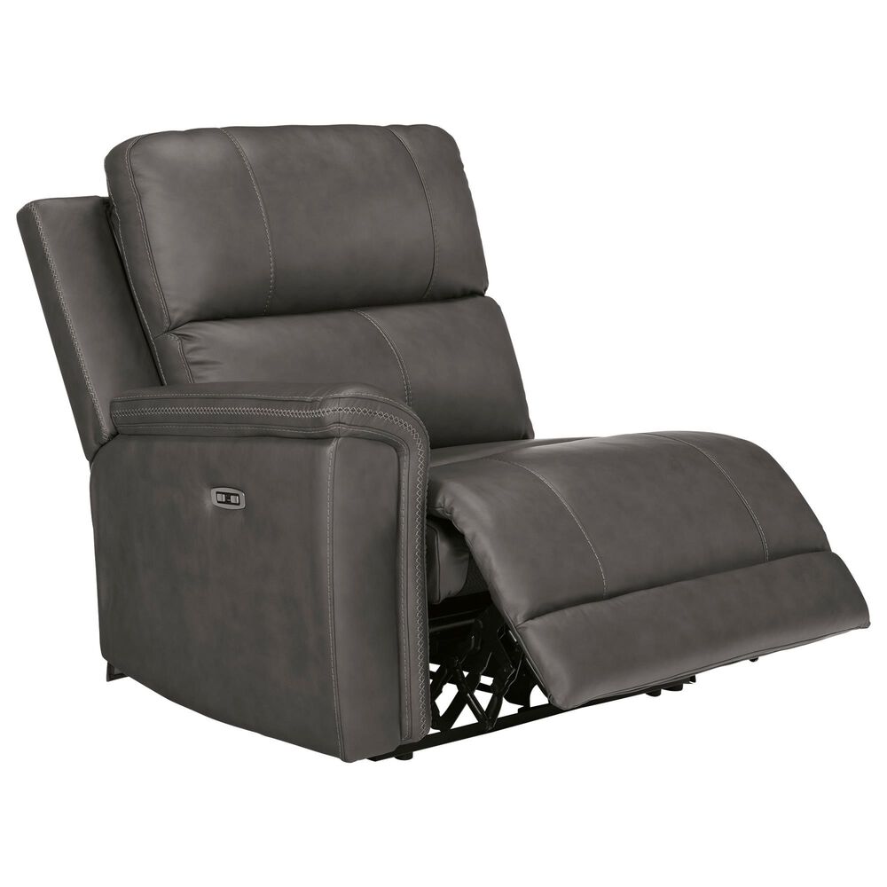 Ashley 7-Piece Power Symmetrical Console Reclining Sectional with Armless Chairs in Anchor, , large