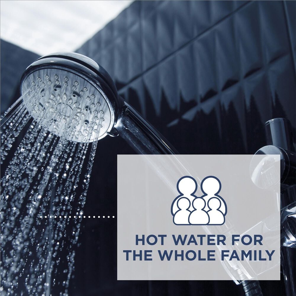 GE Appliances 40-Gallon Smart Electric Water Heater with Flexible Capacity in Gray, , large