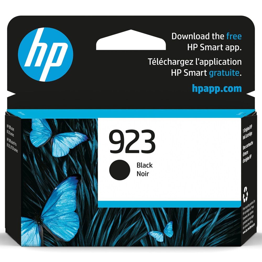 HP 923 Original Ink Cartridge in Black, , large