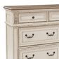 Ashley Realyn Dresser in Chipped White and Brown, , large