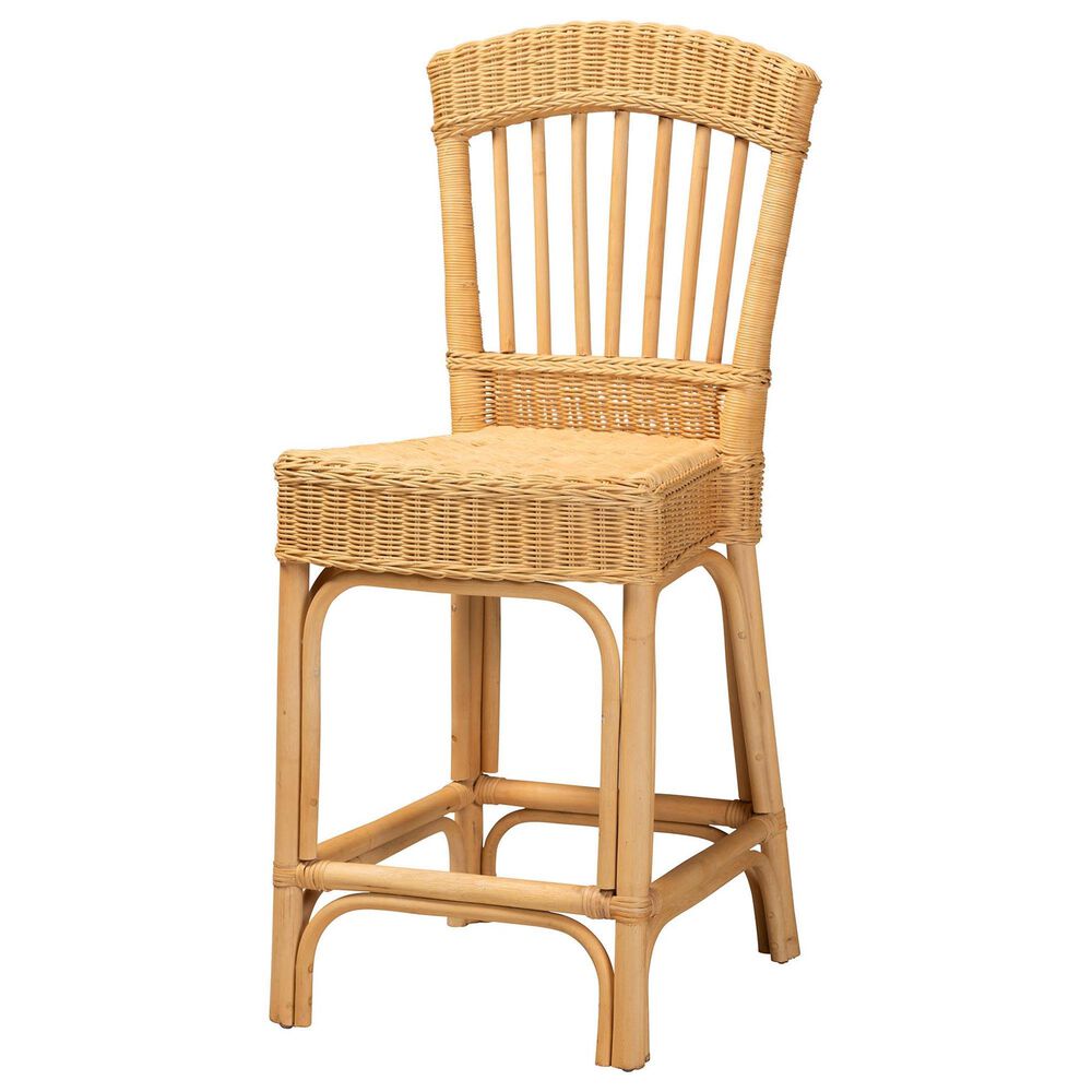 Baxton Studio Barito Counter Stool in Natural, , large
