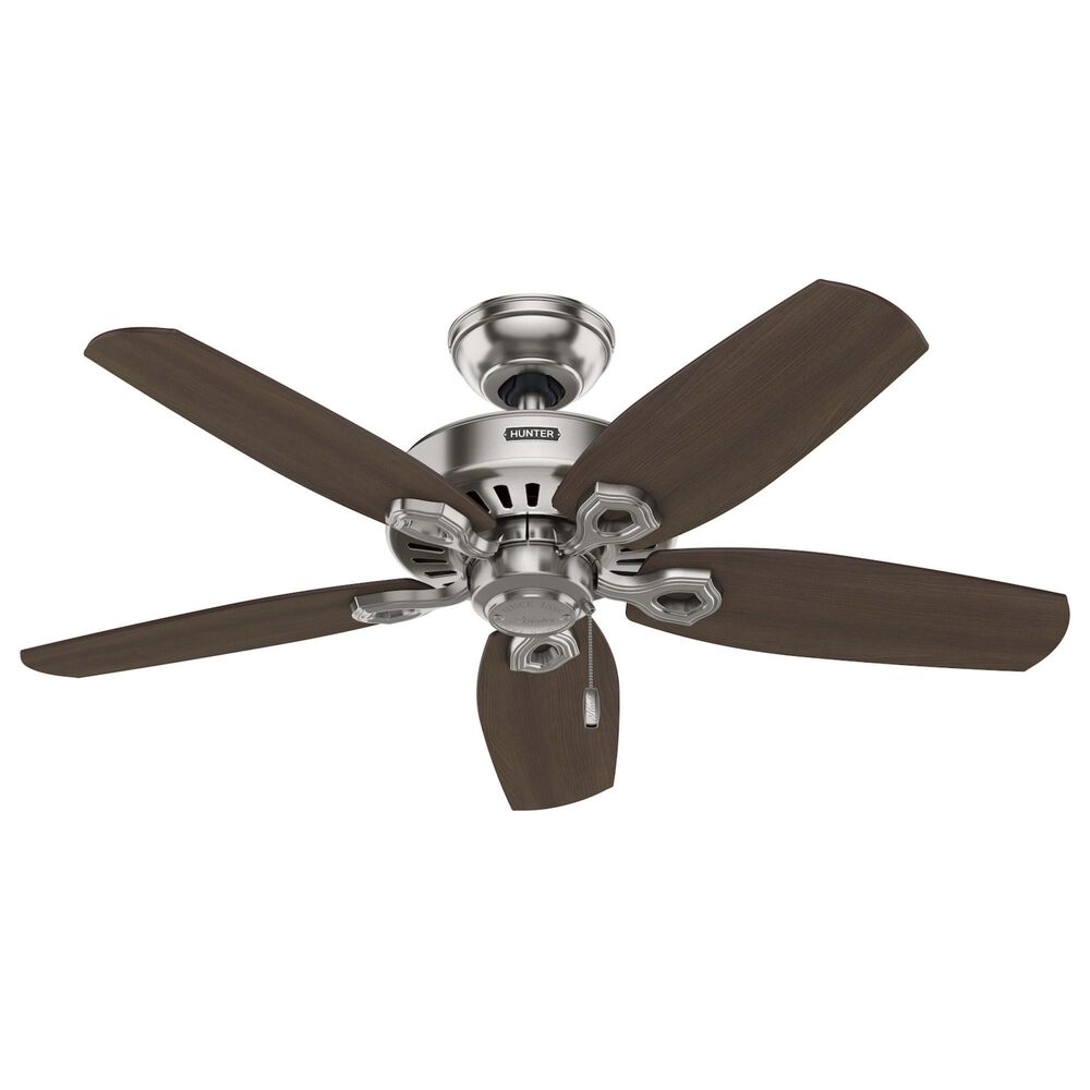 Hunter Builder 42&quot; Ceiling Fan with 2 Lights in Brushed Nickel, , large