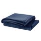 Pem America Cannon Solid Plush King Blanket in Dark Blue, , large