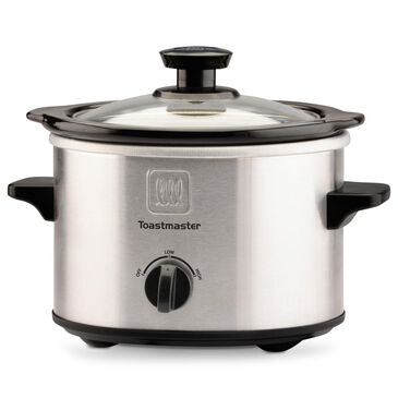 Toastmaster 1.5 Qt Slow Cooker in Silver and Black, , large