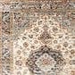 Amer Rugs Allure 7"9" x 9"9" Ivory and Navy Blue Area Rug, , large