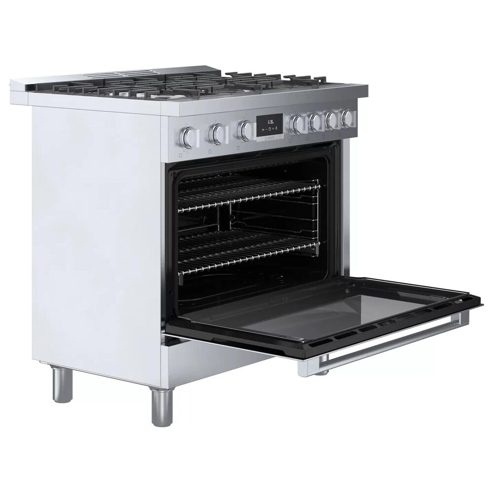 Bosch 36&quot; Freestanding Dual Fuel Range in Stainless Steel, , large