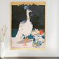 Creative Coop Dapper Home 44" x 60" Bird and Urn Canvas Wall Decor in Multicolor, , large
