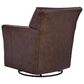 Ashley Braydunn Swivel Glider Accent Chair in Espresso Brown, , large