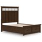Ashley Taffenbrook Queen Storage Bed in Medium Brown, , large