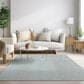 Dalyn Rug Company Laidley 3" x 5" Sky Blue Indoor/Outdoor Area Rug, , large