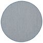 Nourison Courtyard Ivory and Blue 5" Round Indoor/Outdoor Area Rug, , large