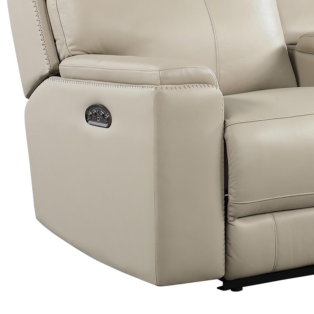 Italiano Furniture Bryant Power Reclining Loveseat in Taupe, , large