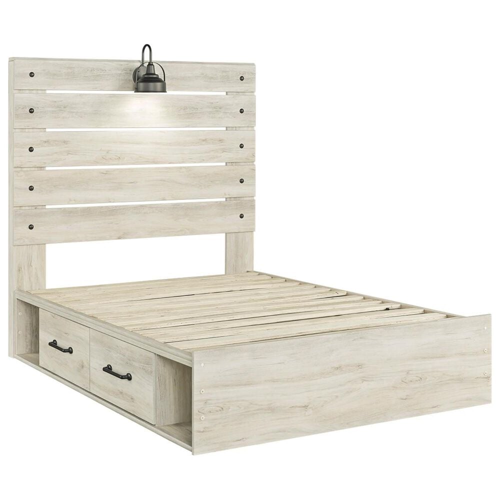 Ashley Cambeck Full Single Storage Bed in Whitewash, , large