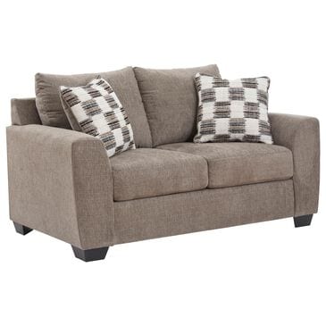 Ashley Loreo Stationary Loveseat in Truffle, , large