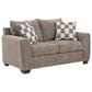 Ashley Loreo Stationary Loveseat in Truffle, , large