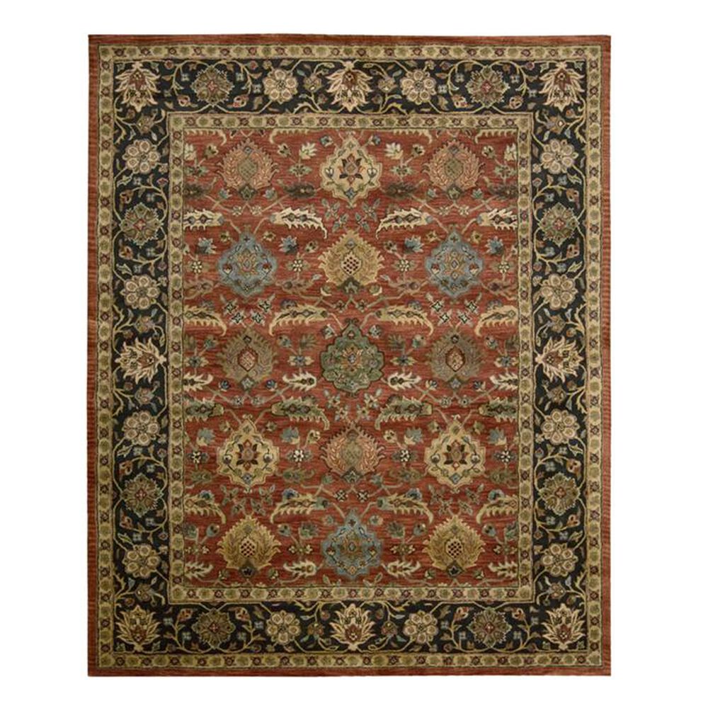 Nourison Jaipur JA35-01150 7'9'' x 9'9'' Brick Area Rug, , large
