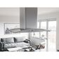 Zephyr Milano 36" Island Range Hood in Stainless Steel, , large