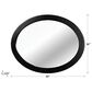 Furniture of America Lennart Oval Mirror in Black, , large