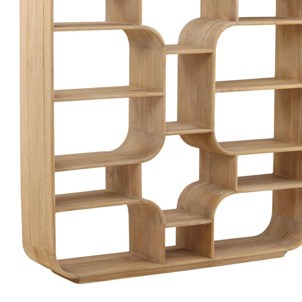 Blue Sun Designs Gaetan Bookcase in Light Natural, , large