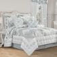 J. Queen New York Bungalow 26" Square Euro Pillow Sham in Spa, , large