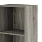 HOMLUX 3-Tier Bookcase with Decorative Open Shelves in French Oak, , large