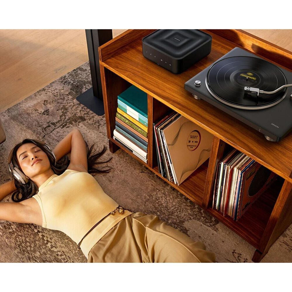 Denon DP-500BT Premium Semi-Automatic Hi-Fi Turntable with Bluetooth in Black, , large