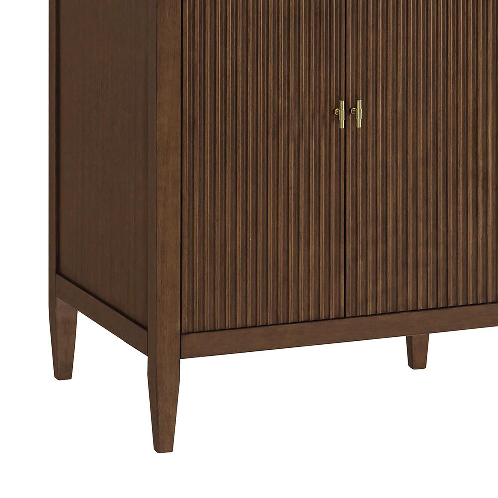 James Martin Vanities Myrrin 72&quot; Double Vanity in Mid-Century Walnut with 3 cm White Zeus Quartz Top, , large