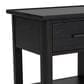 Riverside Furniture Calhoun 1-Drawer Nightstand in Ebony Whiskey Oak with USB Ports, , large