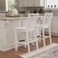 Linon Home Decor Mayfair Counter Stool in White, , large