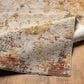 Surya Reina Light Gray, Cream, Medium Gray, Denim, Rust, Mustard and Olive 2"7" x 10" Runner, , large