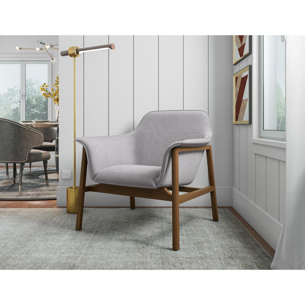 Dayton Miller Accent Chair in Grey &#40;Set of 2&#41;, , large